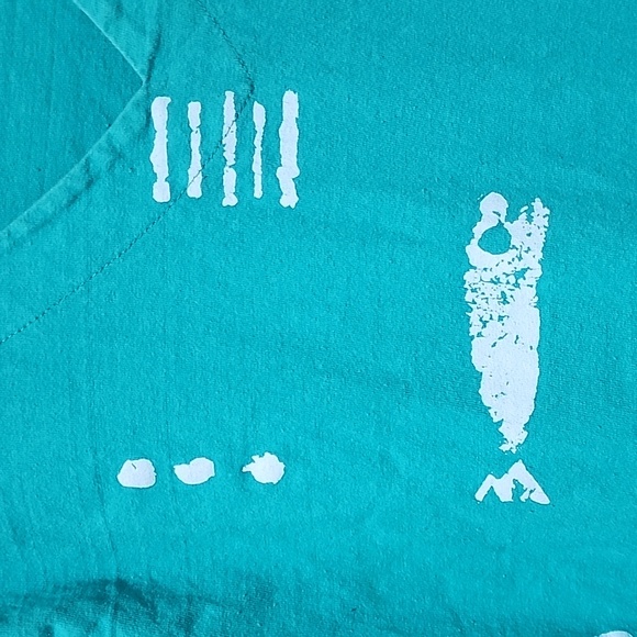 M. Mac x Vermont Country Store Casual Dress Women's size 4X Rock Fish Print Midi - Picture 3 of 10